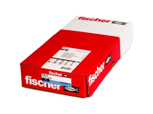 Fischer 548404, Valkoinen, Muovi, 25 kpl, 95 mm
