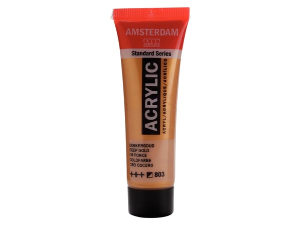 Amsterdam Standard Series Akrylrör 20 ml Deep Gold 803