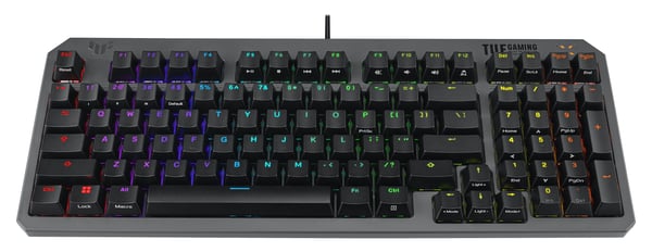 ASUS TUF Gaming K3 Gen II tangentbord optisk-mekaniskt ROG RX RED, US, svart