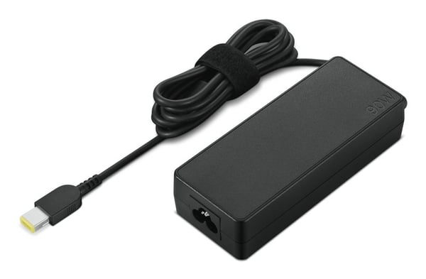 Lenovo ThinkCentre II - Strømadapter - AC - 90 watt - Indonesia, Korea - svart - for IdeaCentre AIO 3 24; 3 27; ThinkCentre M70q Gen 2; M90q Gen 2;...