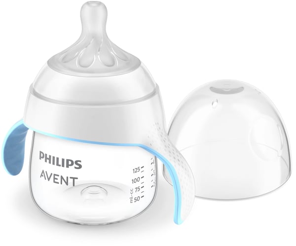 Philips AVENT Natural Response SCF263/61 Träningsmugg, Mugg utan pip, Transparent, Vit, Polypropylen (PP), Pojke/flicka, 12 månad (er), 150 ml