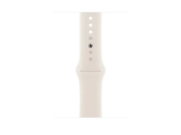 Apple - Band för smart klocka - 46mm - M/L (passar handleder på 160 - 210 mm) - starlight - för Watch Hermès Series 12, SE 3, Series 10, Series 11,...