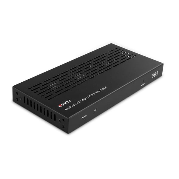 Lindy 38396, 3840 x 2160 pixlar, Sändare för AV-utrustning, 100 m, Kabel, Svart, HDCP