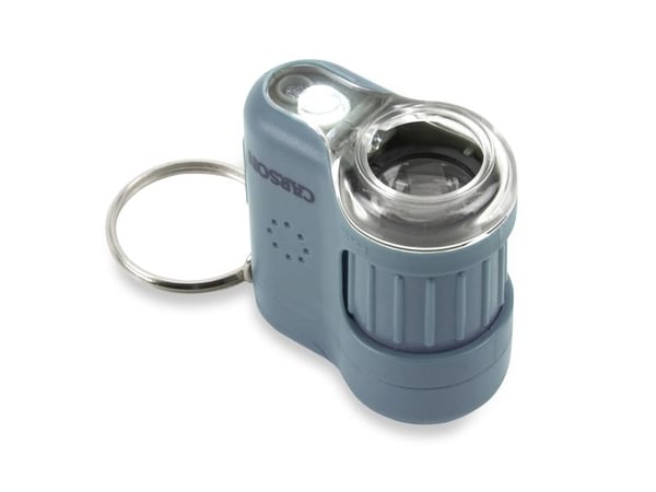 Carson MICROMINI 20X, Digitaalinen mikroskooppi, Sininen, Hopea, 20x, LED, Akku, 23 mm