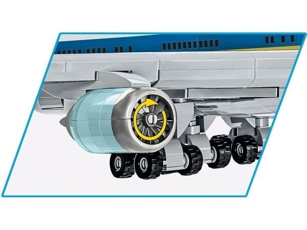 COBI Boeing 747 Air Force One, Byggesett, 9 år, 1087 stykker
