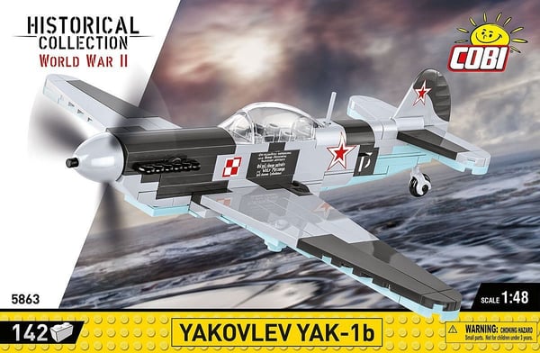 COBI Yakovlev Yak-1b, Byggeklosser, 7 år, 142 stykker