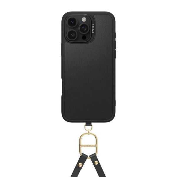 Cyrill Cecile Kajuk Classic Charm - Baksidesskydd för mobiltelefon - MagSafe-kompatibilitet - PU-behandlat läder, termoplastisk polyuretan (TPU), s...