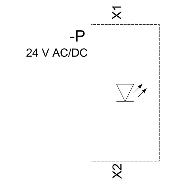 Siemens 3SU1401-1BB40-1AA2 LED-modul Grön 24 V DC/AC 1 st