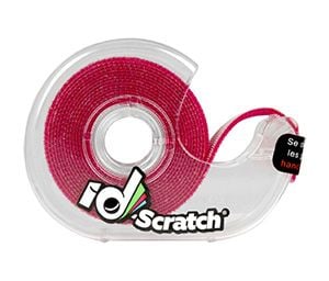 Patchsee Klettkabelbinder id-scratch, violetti, Abroller mit 2,0 m (IDS-VR-BOX-2.0)
