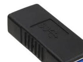 InLine 35300P, USB 3.0 A female, USB3.0 A, Svart