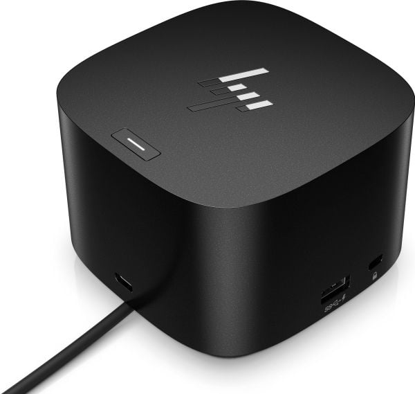 HP® | Thunderbolt Dock G4 - Dockingstasjon - HDMI, 2 x DP, Thunderbolt, USB-C - GigE, 2,5 GigE - 120 Watt - Sort