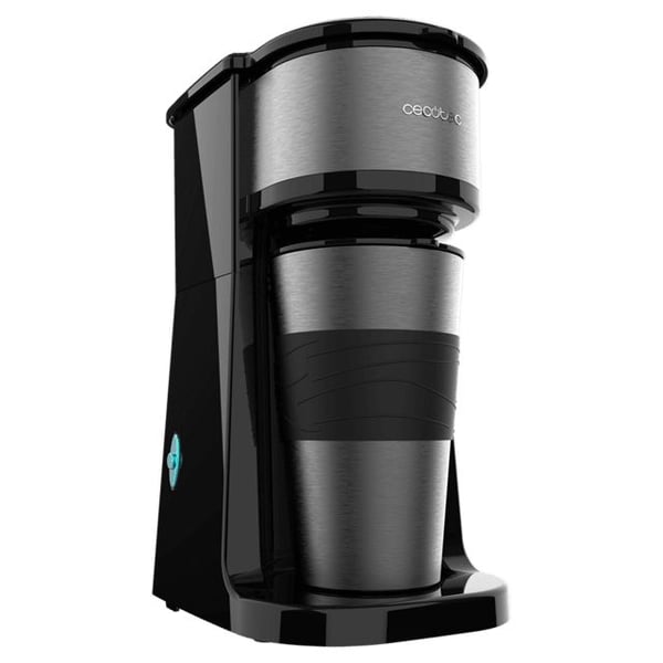 Cecotec Coffee 66 Drop & Go, Suodatinkahvinkeitin, Jauhettu kahvi, 700 W, musta, Ruostumaton teräs