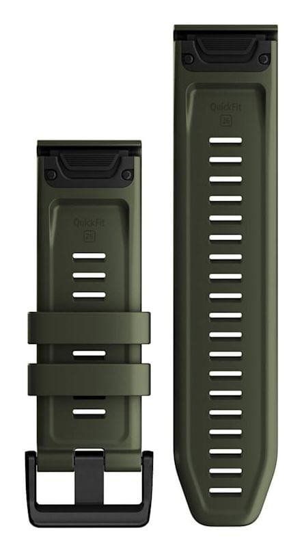 Garmin QuickFit 26 -silikoniranneke, sammalenvihreä