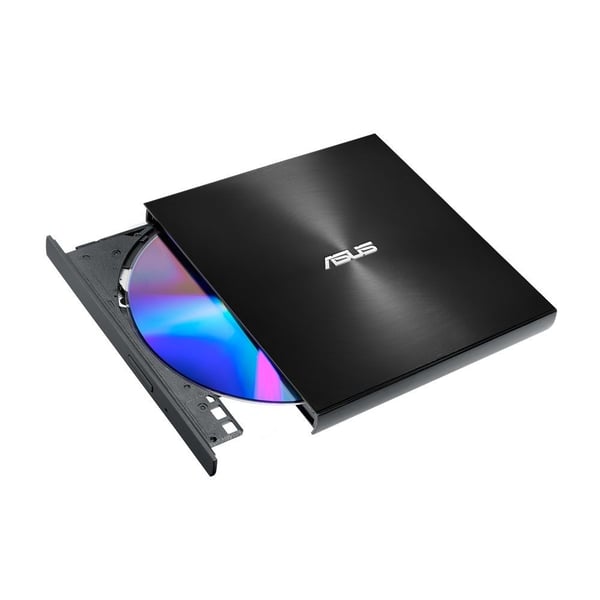 ASUS ZenDrive U9M SDRW-08U9M-U - Platestasjon - DVD±RW (±R DL) - 8x/8x - USB 2.0 - ekstern - svart