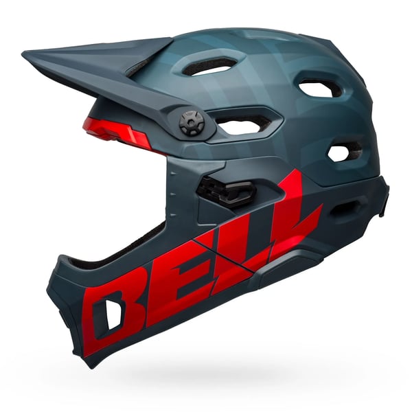 Bell Helmets Super DH Spherical, Heldekkende hjelm, Innformet, Hjelmvisir, Matt