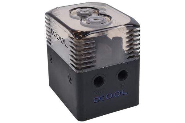 Alphacool 13295, Pumpe og reservoar, Polyoksymetylen (POM), Sort, 0,25 l, 82 mm, 102 mm