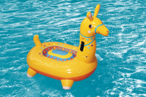 Bestway 41434, Flerfarget, Gult, Rideflåte, Monokromatisk, PVC, Gutt/Jente, 45 kg