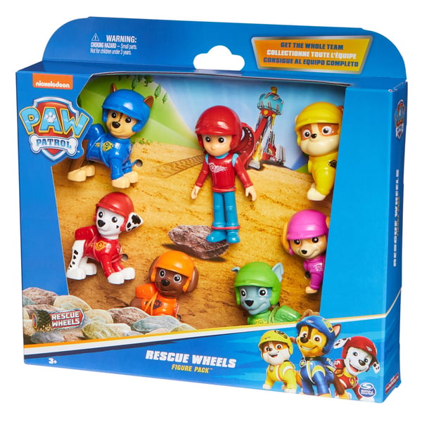 Paw Patrol Rescue Wheels Giftpack 7 Pack