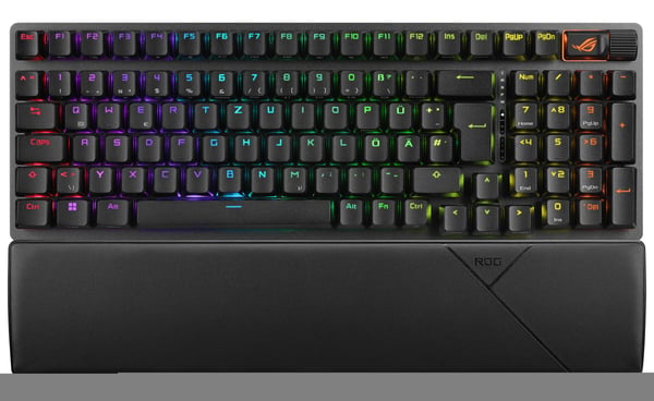 ASUS ROG Strix Scope II 96 NX Snow trådløst tastatur, US-layout, svart