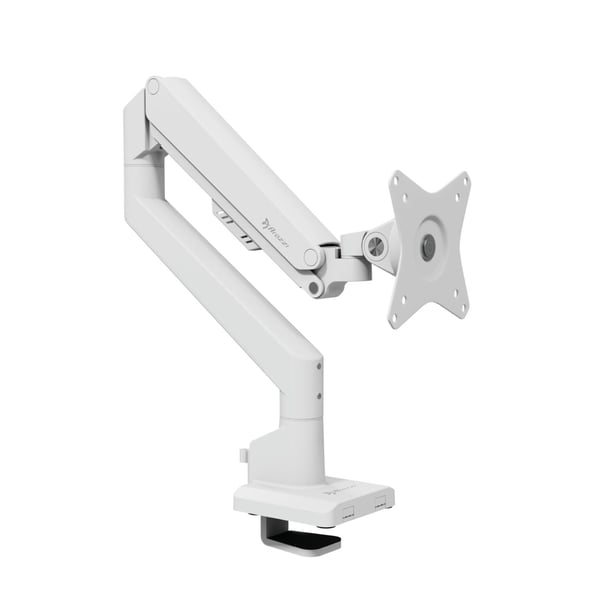 Arozzi Alzare Neo Single - Gas Spring Monitor Arm - White