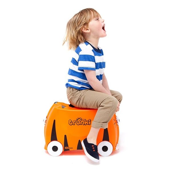 Trunki reisekoffert med hjul for barn | Tiger Tipu