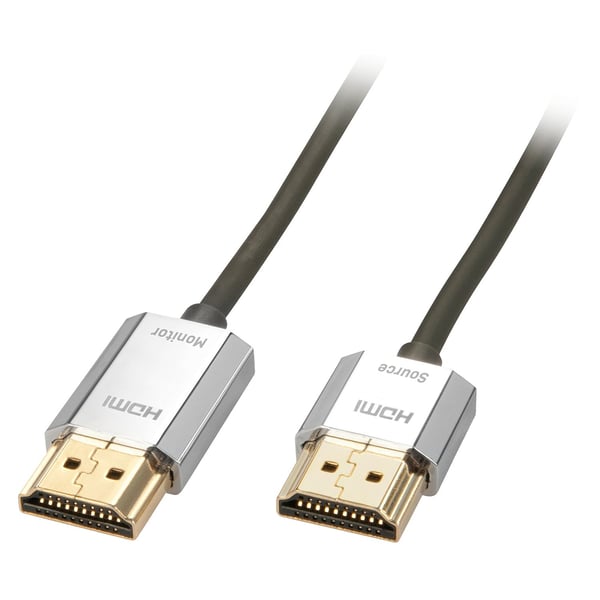 Lindy 41675, 3 m, HDMI Type A (Standard), HDMI Type A (Standard), 3D, 10,2 Gbit/s, Grå