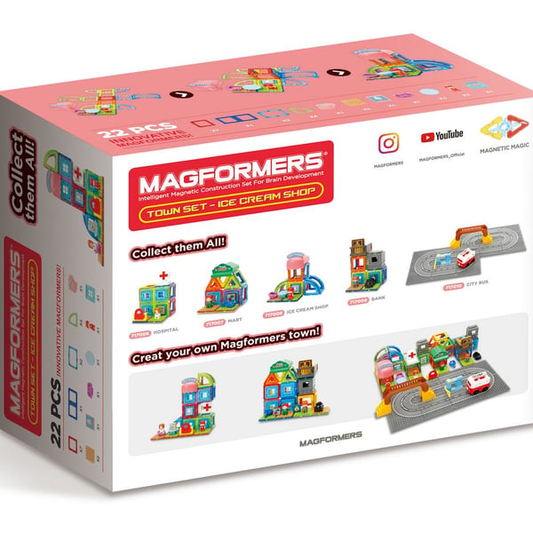 Magformers 717008, Glassbil, van, 3 År, Multifärg, Metall, Plast