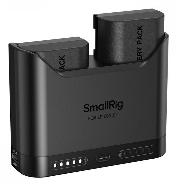 SmallRig 5485 hurtigladesett for LP-E6P-kamerabatterier