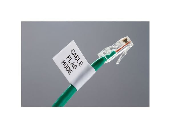Brady - Svart på vitt - Rulle (1,27 cm x 4,9 m) 1 rulle (rullar) nylonduk - för Brady BMP21, BMP21-LAB, BMP21-PLUS; ID PAL; LABPAL
