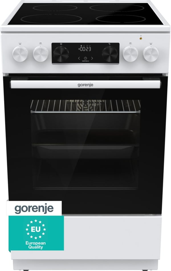 Gorenje Advanced GEC5C41WG - Liesi - vapaasti seisova - leveys: 50 cm - syvyys: 59,4 cm - korkeus: 85 cm - itsepuhdistuva - valkoinen