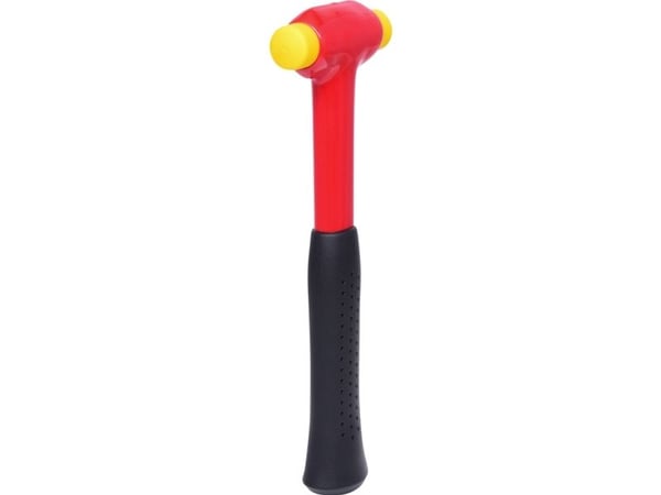 KS Tools 117.1126, Rekyylitön vasara, Poliamid, Musta, Punainen, 30 cm, 560 g, 2,5 cm