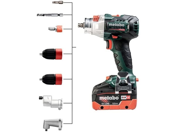 Metabo GB 18 LTX BL Q I - Drill/driver - trådløs - 2 hastigheter - 130 N·m - uten batteri - 18 V - SOLO