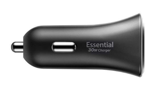 Spigen Essential EV301 1-porttinen USB-C-autolaturi 30W Musta