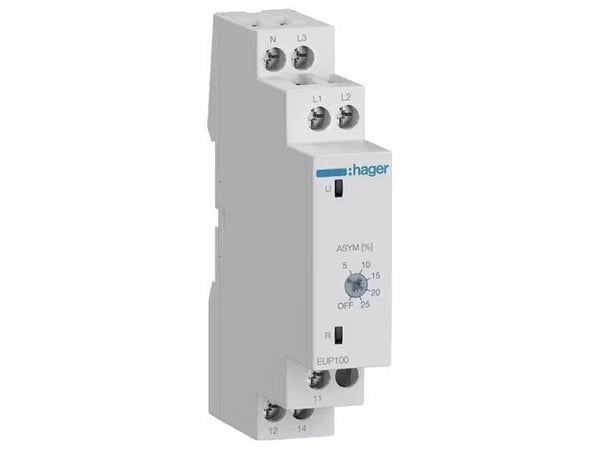 Hager styrrelä EUP100 3P N 1W (EUP100)