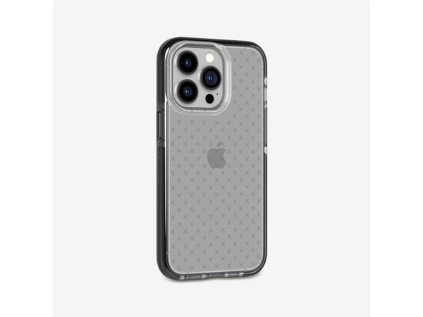 Tech21 Evo Check, Suojus, Apple, iPhone 13 Pro, 15,5 cm (6.1"), Musta, Läpinäkyvä