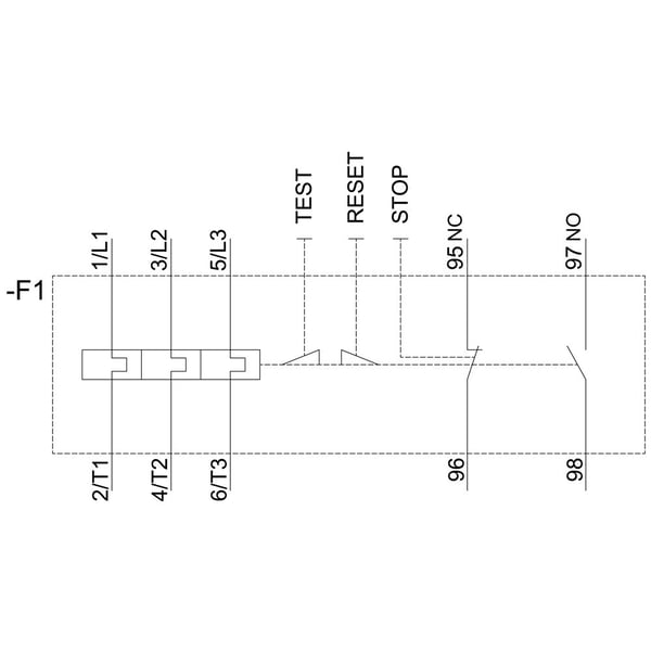Ylikuormitusrele Siemens 3RU2146-4LB1 1 kpl 1 kpl