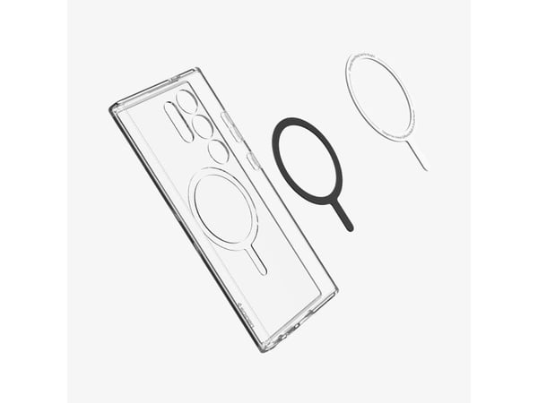 Spigen Ultra Hybrid Metal Ring, Suojus, Samsung, Galaxy S24 Ultra, 17,3 cm (6.8"), Läpinäkyvä