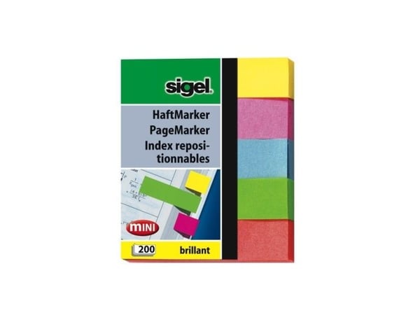 Sigel HN625, Sininen, Vihreä, Vaaleanpunainen, Punainen, Keltainen, 12 mm, 50 mm, 200 kpl, 5 cm, 6 cm