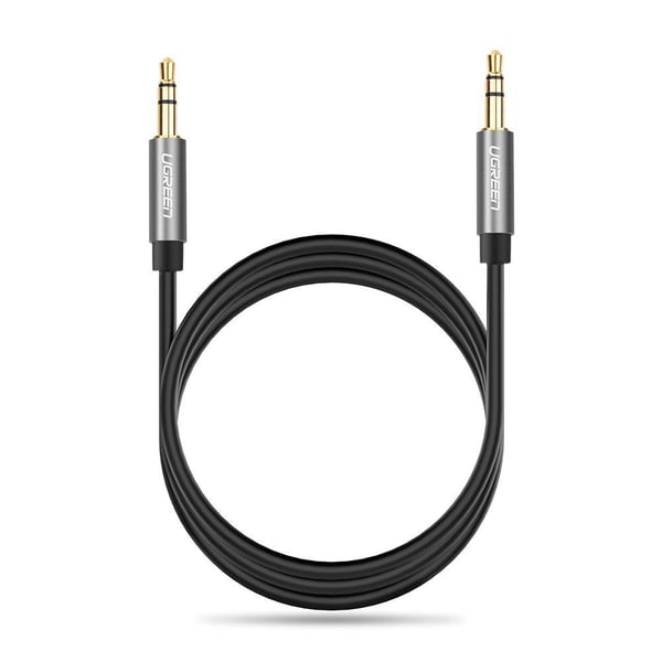 Ugreen 10737, 3.5mm, Hankjønn, 3.5mm, Hankjønn, 5 m, Sort