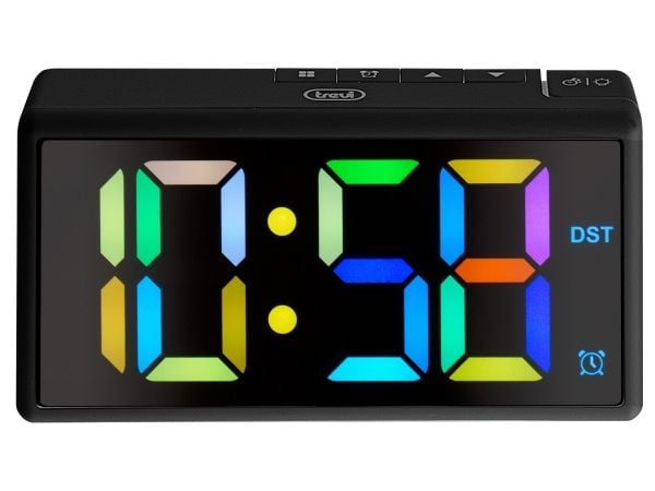 Trevi väckarklocka Trevi EC88600 RGB black