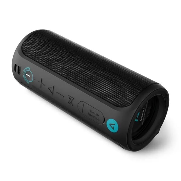 Lamax SOUNDER2, 30 W, 115 - 20000 Hz, Ledning & Trådløs, Stereo bærbar høyttaler, Svart, Blå, Cylinder