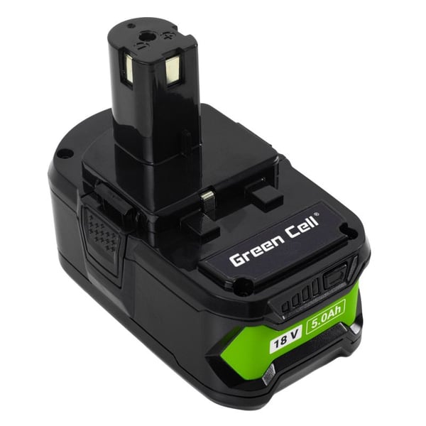 Green Cell PTRY18V5 verktøybatteri 18 V 5,0 Ah, for Ryobi ONE+ RB18L50