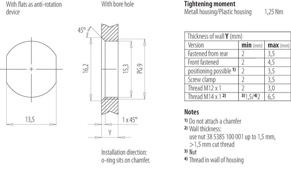 BINDER 09-3432-433-04, 0,2 m, M12, naarasliitin, polyvinyylikloridi (PVC), 300 V, UL 2238, VDE, DIN EN 61076-2-101