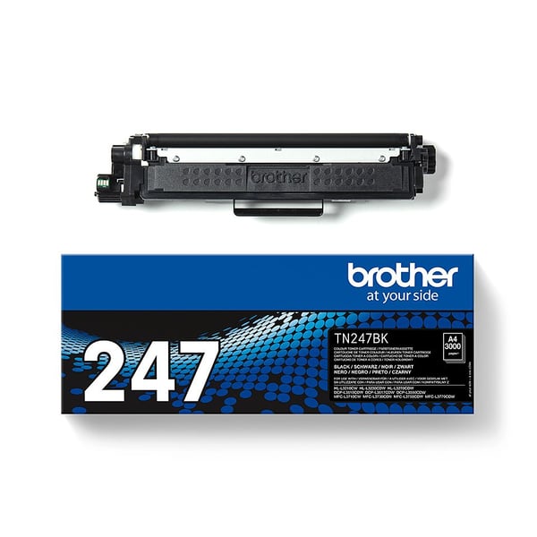 Brother TN-247BK tonerkassett för DCP-L3510CDW, svart, 3000 sidor