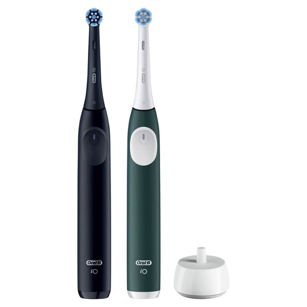 Braun iOS2d.2ZZ9.0 Oral-B iO2 elektrisk tannbørste Duo Night svart/grønn