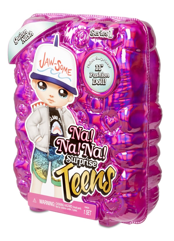Na! Na! Na! Surprise Teens Doll- Quinn Nash, Hankjønn, 5 år, Jente, 280 mm, Flerfarget
