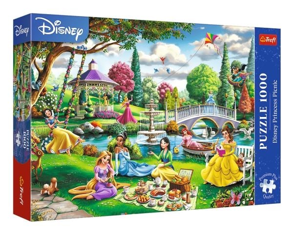 TREFL PREMIUM Puslespill "Piknik med prinsesse", 1000 brikker, 6 stk. TREFL PREMIUM Puslespill "Piknik med prinsesse", 1000 brikker, 6 stk.