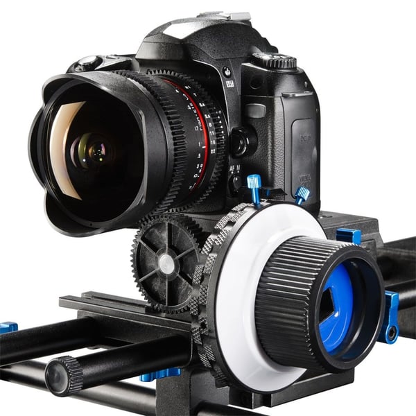 Walimex Follow Fokus F3, musta, Sininen, Valkoinen, Alumiini, Muovi, 460 g, 88 mm, 188 mm, 90 mm