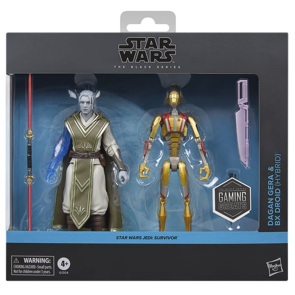 Hasbro Star Wars Black Series Dagan Gera & BX Droid actionfigurer 6 tum (Hybrid)