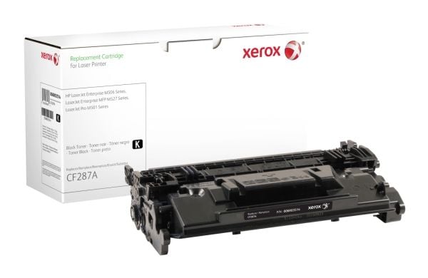 Xerox - Sort - yhteensopiva - väriainepatruuna (vaihtoehtoisesti: HP CF287A) - HP LaserJet Enterprise M506; LaserJet Enterprise Flow MFP M527; Lase...